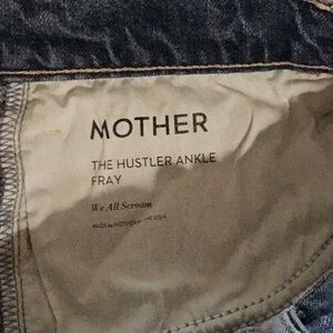Mother hustler ankle jeans